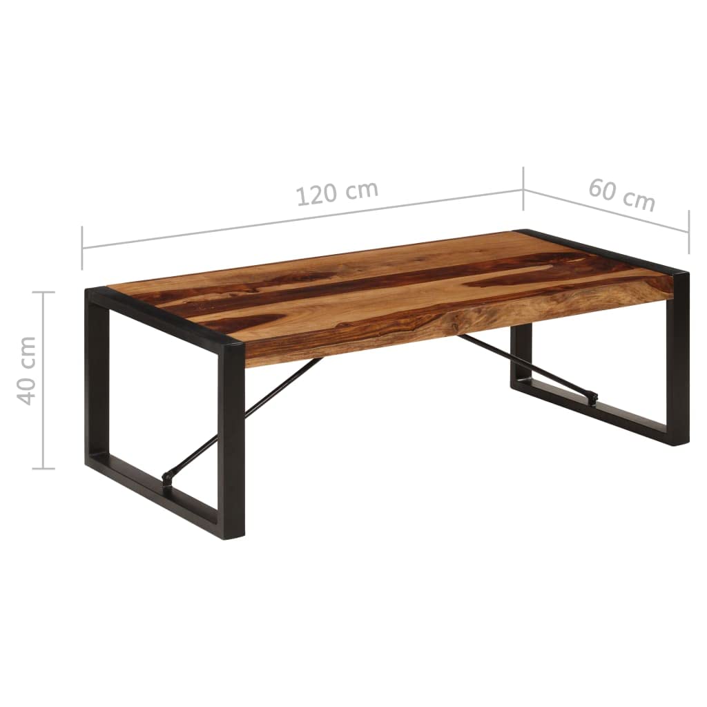 47.2"x23.6"x15.7" Solid Sheesham Wood Coffee Table O39726
