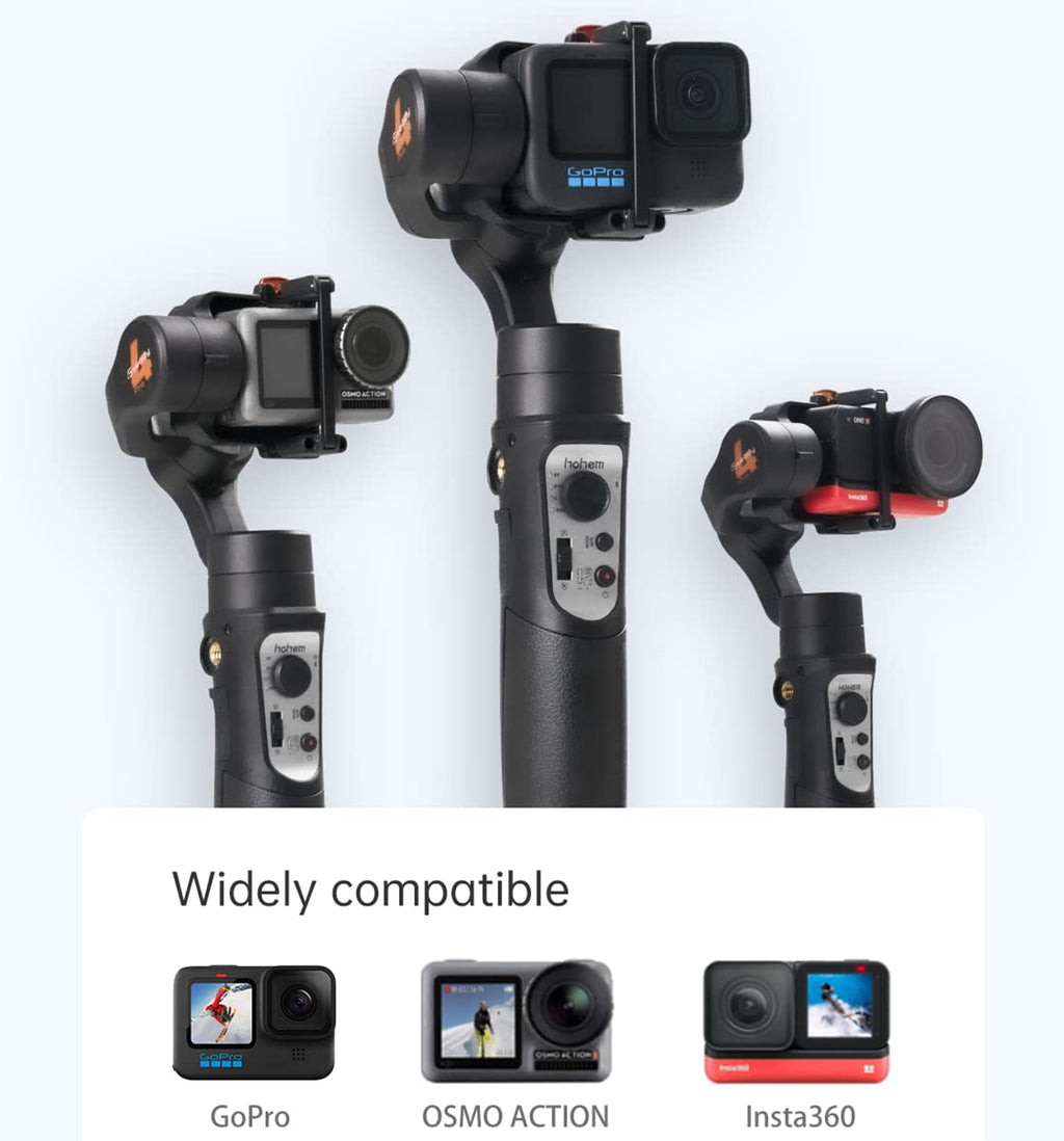 Action Camera Gimbal 3-Axis Splashproof Stabilizer J1693
