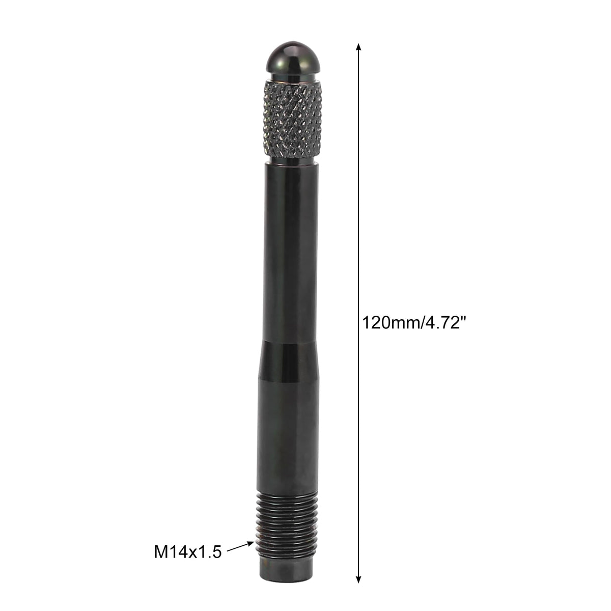 Black M14x1.5 Wheel Alignment Pin Guide Tool Stainless Steel O700