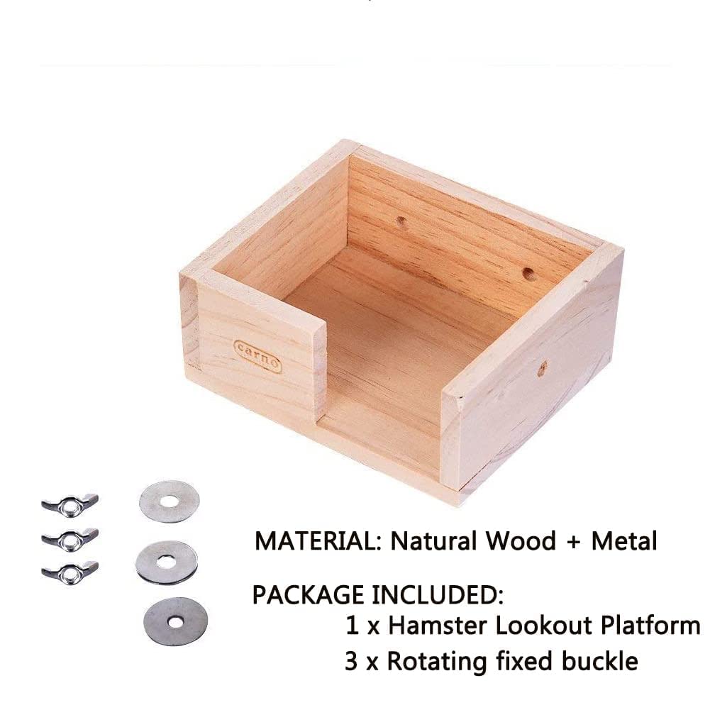 Wooden Hamster Platform Cage Accessories B21900