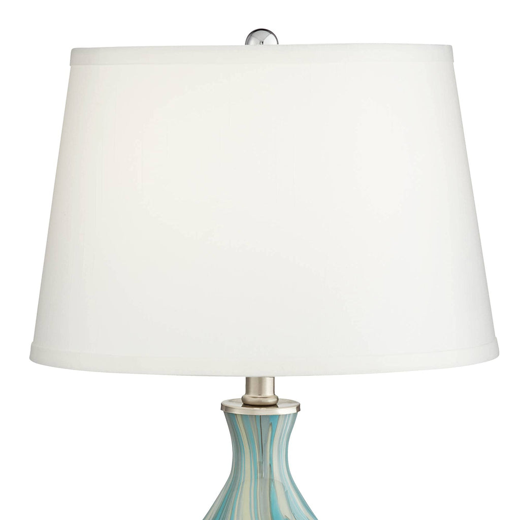 22" Art Glass Table Lamps Set of 2 E4997