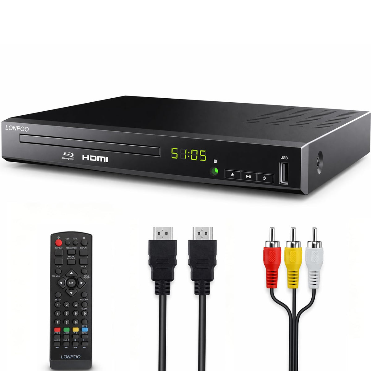 Blu-Ray Disc Player 1080P HDMI J296813