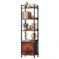 5 Tier Bookshelf with Fabric Drawer M388247