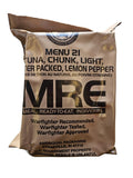 MRE Meal Ready to Eat with Entree Snacks Dessert Drink Mix Utensils S26082