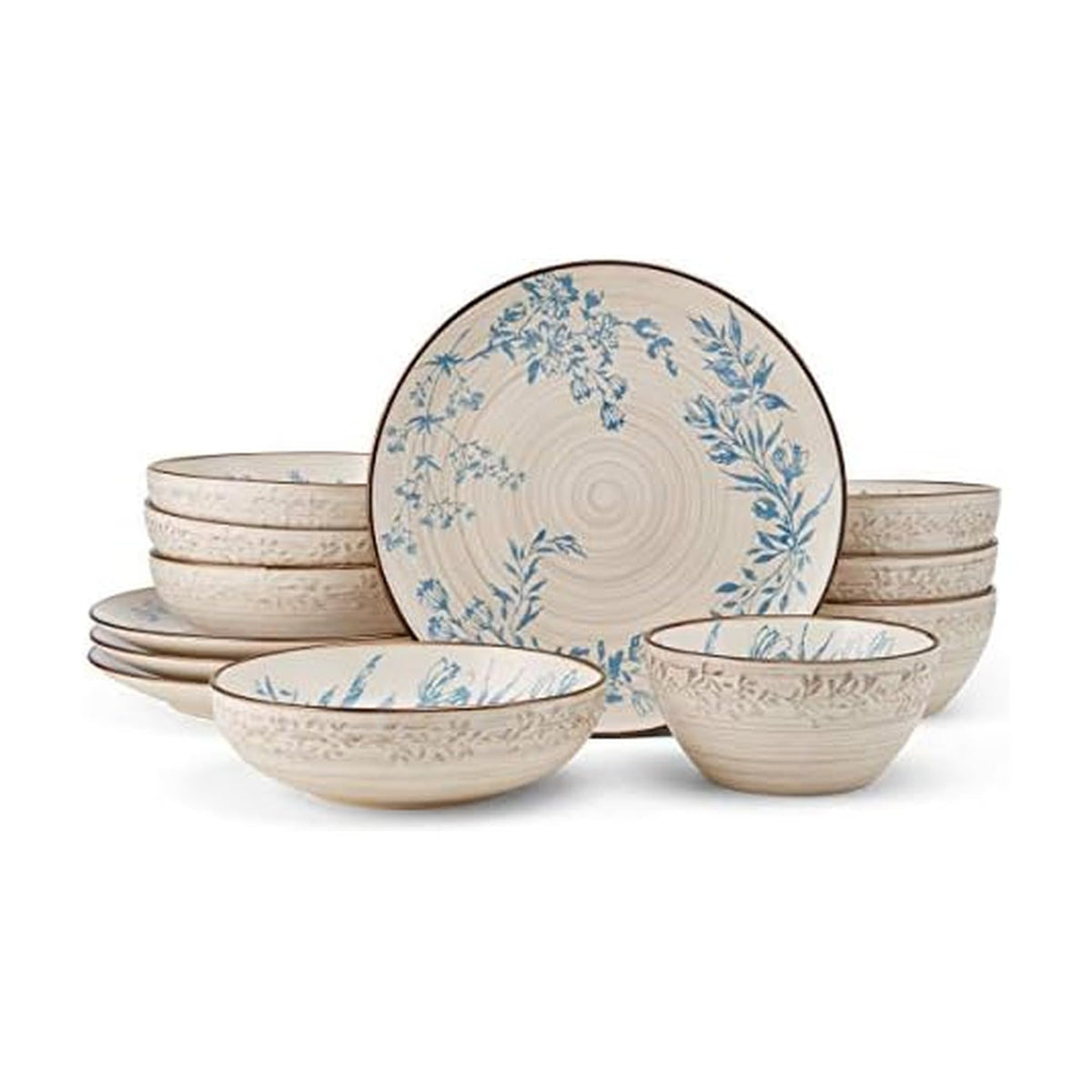 12 Piece Multicolor Dinnerware Set Q820