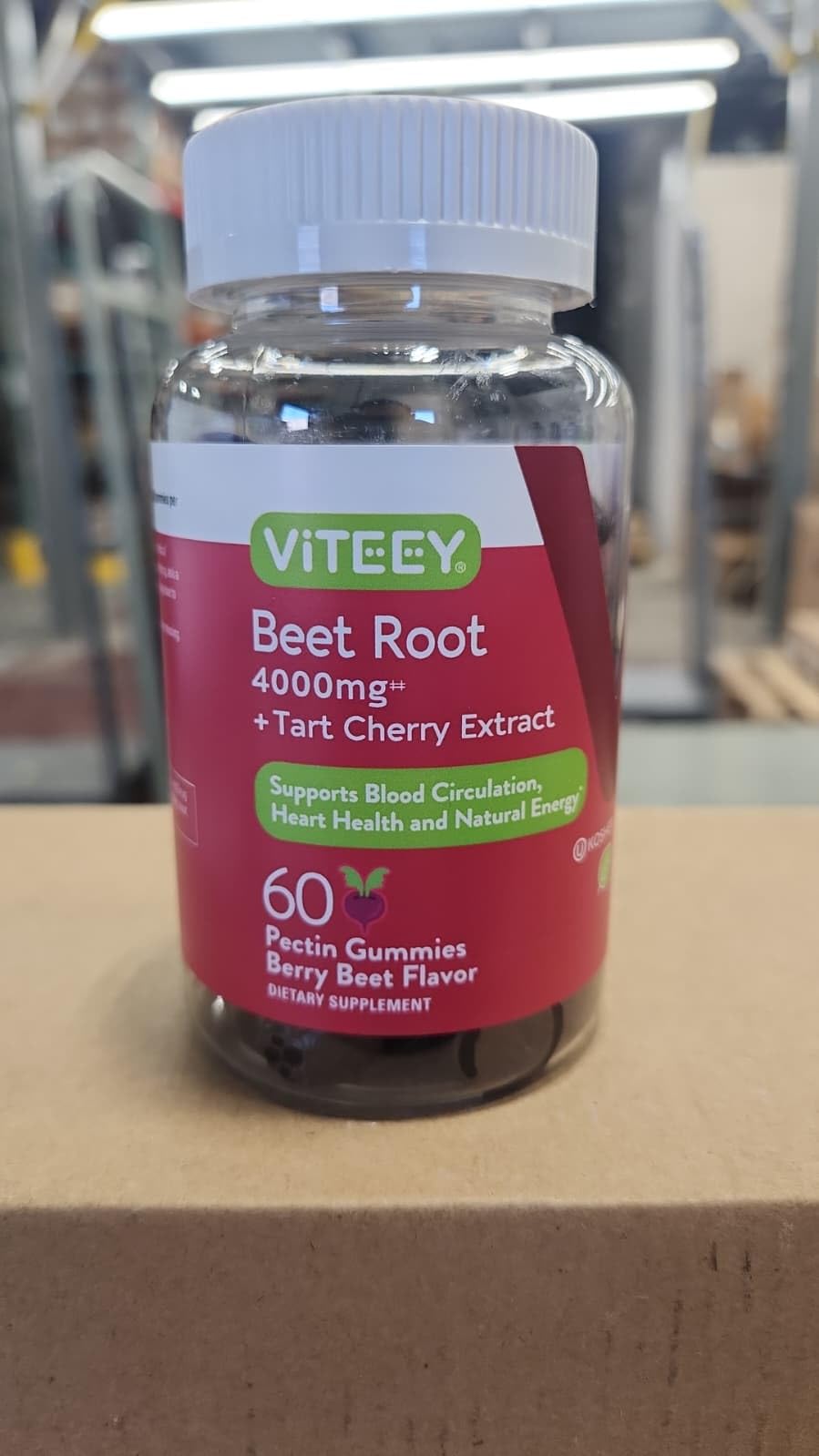 Beet Root Gummies 4000mg & Tart Cherry K262579