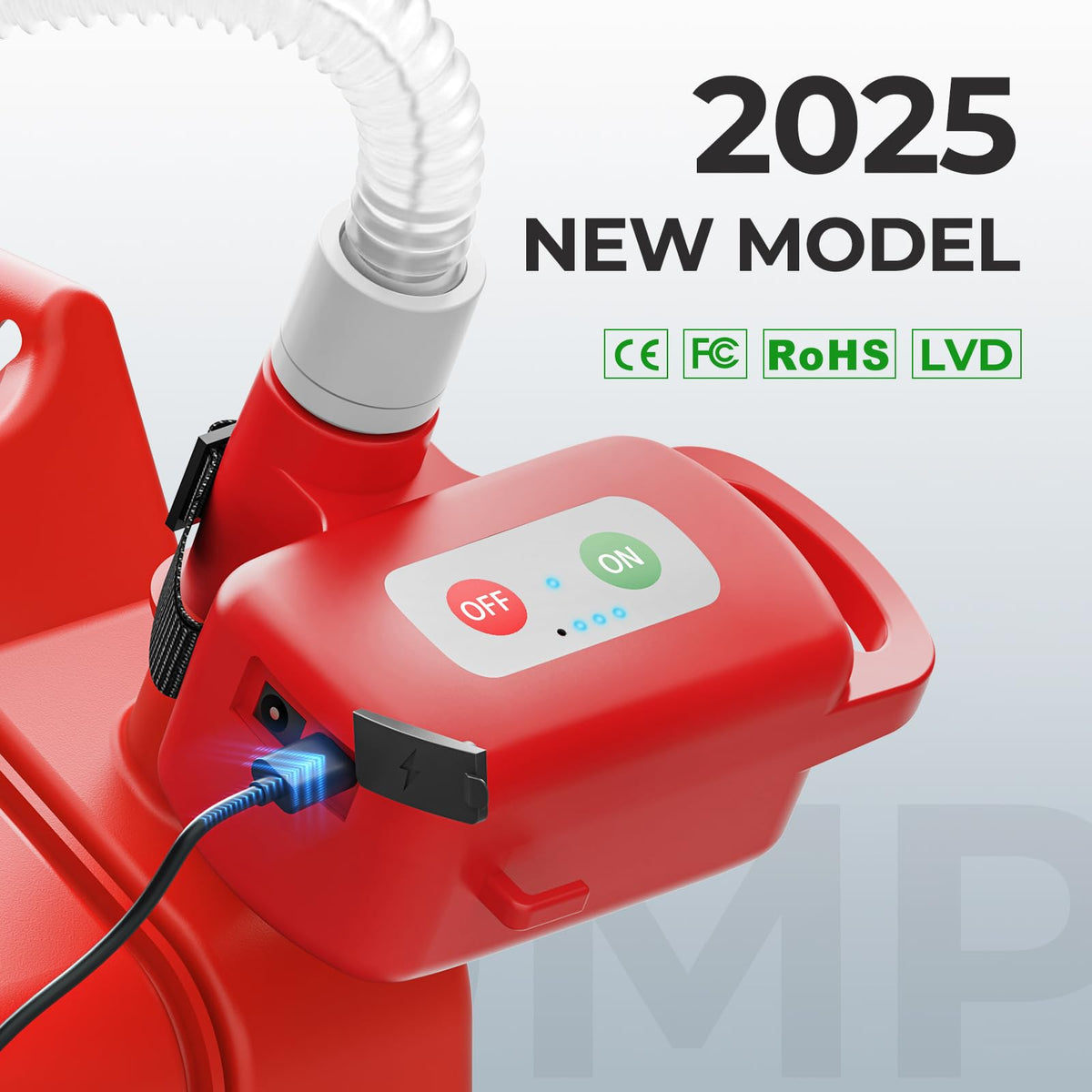 Automatic Fuel Transfer Pump 3.2 GPM Rechargeable X85452