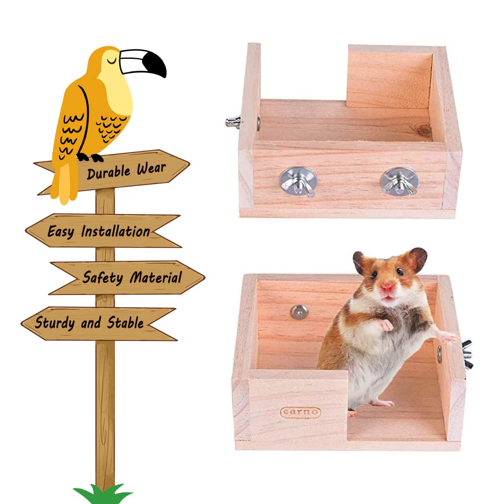 Wooden Hamster Platform Cage Accessories B21900