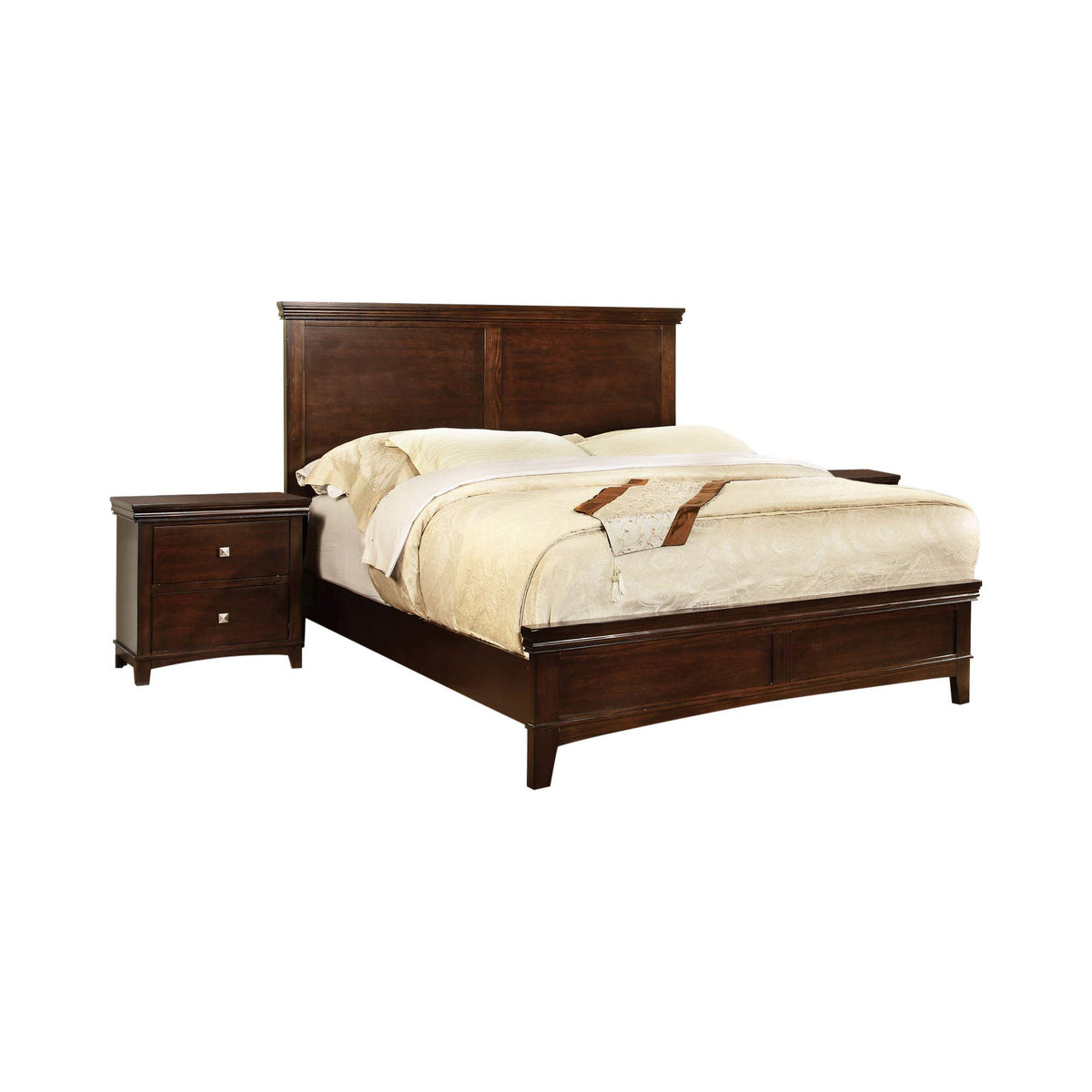 California King Bed with 2 Nightstands Set S5147