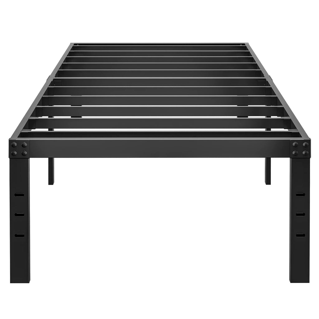 18 Inch Metal Twin Bed Frame Heavy Duty Noise Free P9395