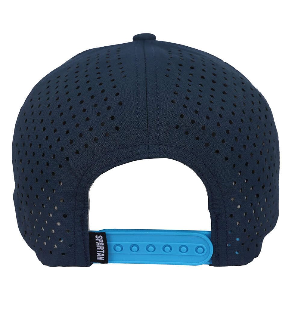 Navy Aqua Trucker Hat H85046