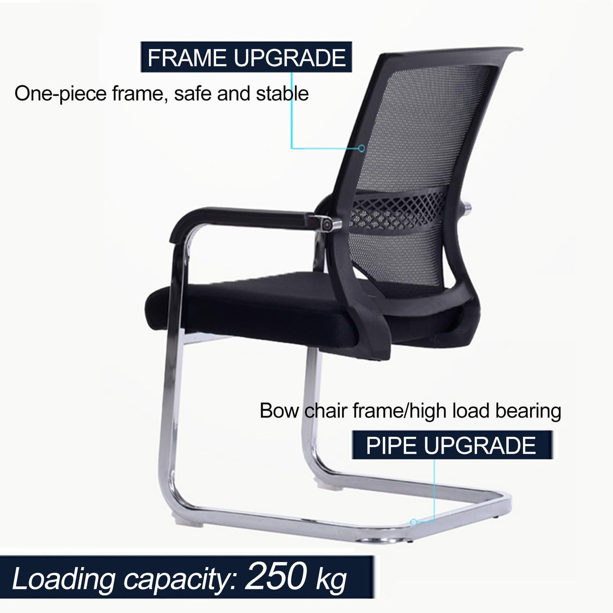 Orange Mesh Ergonomic Desk Chair with Lumbar Support H672