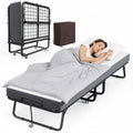 Folding Bed with Mattress 75 x 31 Inch Twin Size M6963
