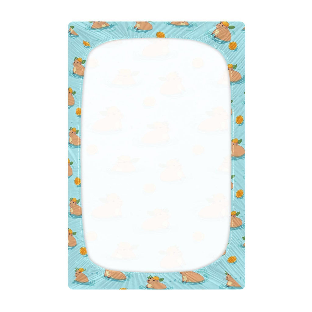 Soft Breathable Microfiber Crib Sheet, Fits Standard Size 28in x 52in A24375