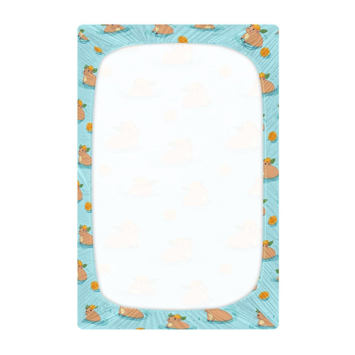 Soft Breathable Microfiber Crib Sheet, Fits Standard Size 28in x 52in A24375