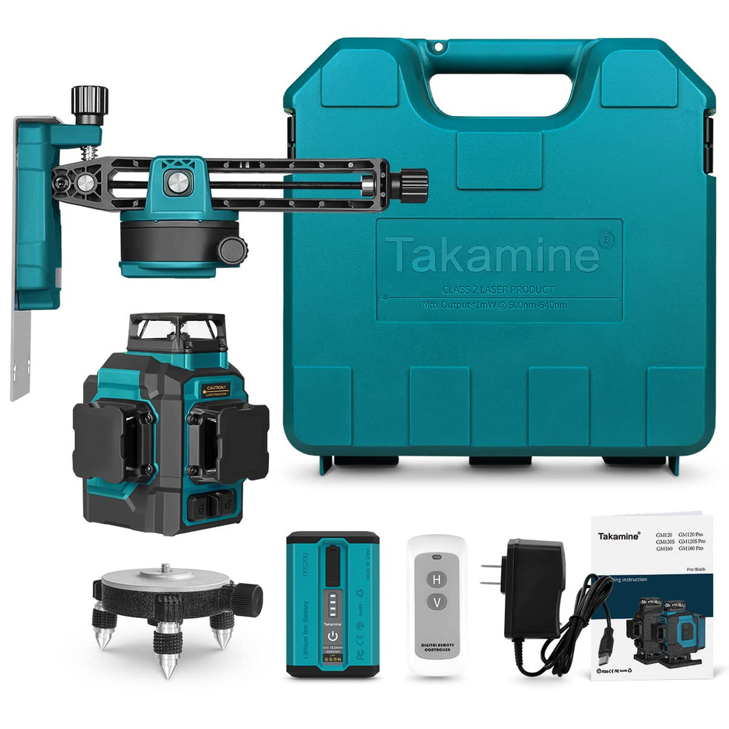 Green 3x360° 12 Lines Self Leveling Laser Level G3593