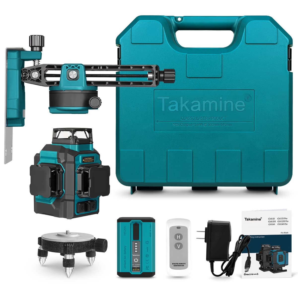 Green 3x360° 12 Lines Self Leveling Laser Level G3593