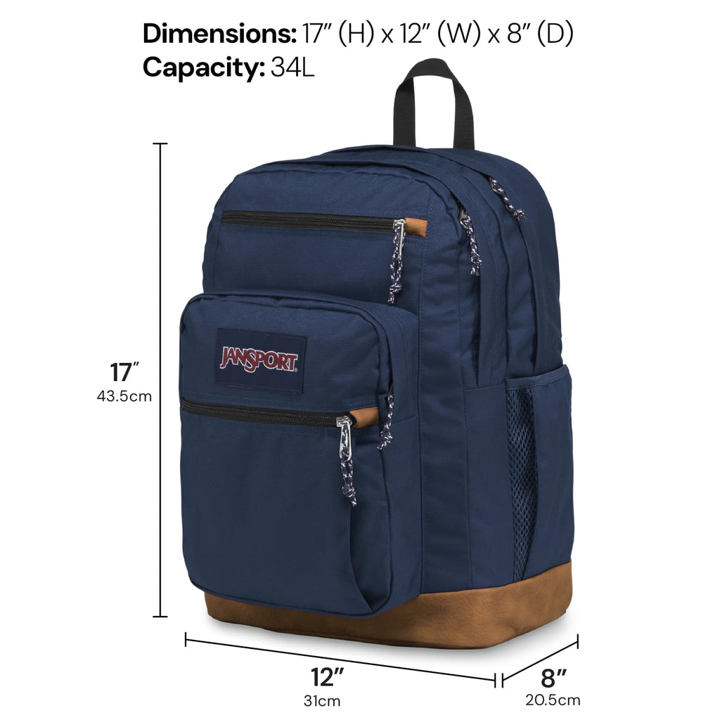 Black 15-inch Laptop Backpack with 2 Compartments V4903