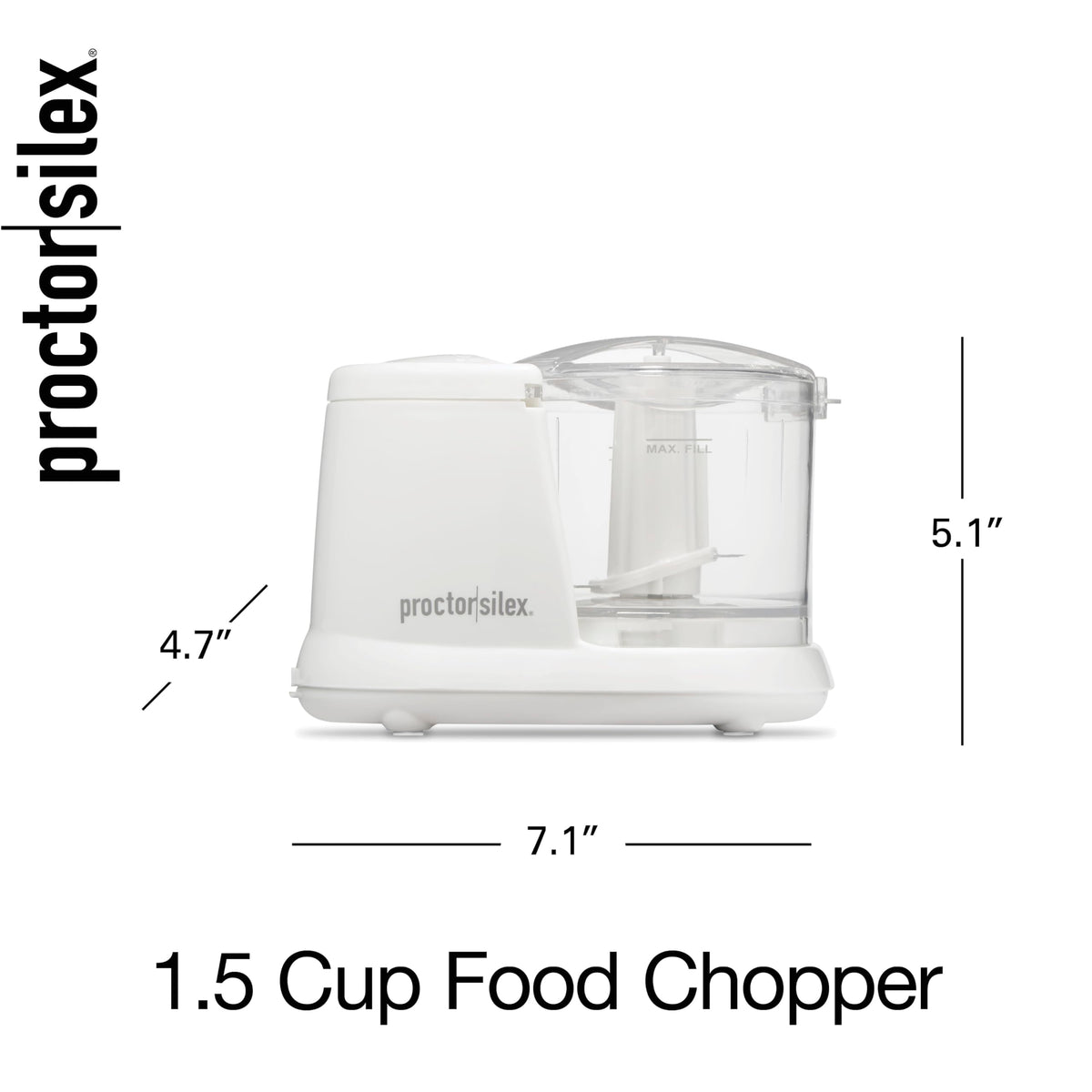 Electric Vegetable Chopper & Mini Food Processor P45624