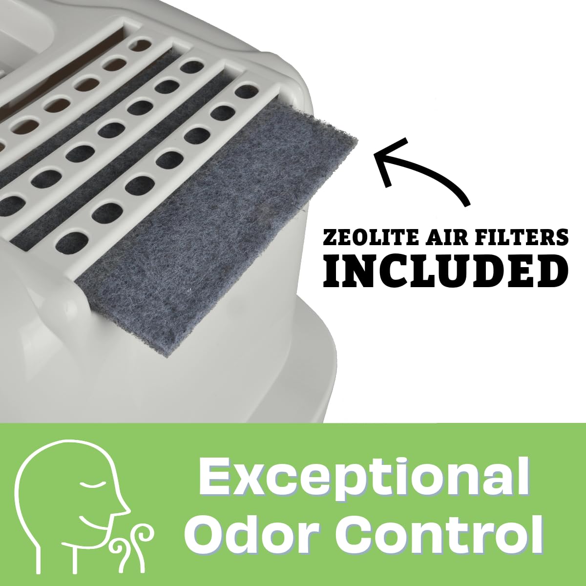 Large Enclosed Hooded Cat Litter Box Z1018