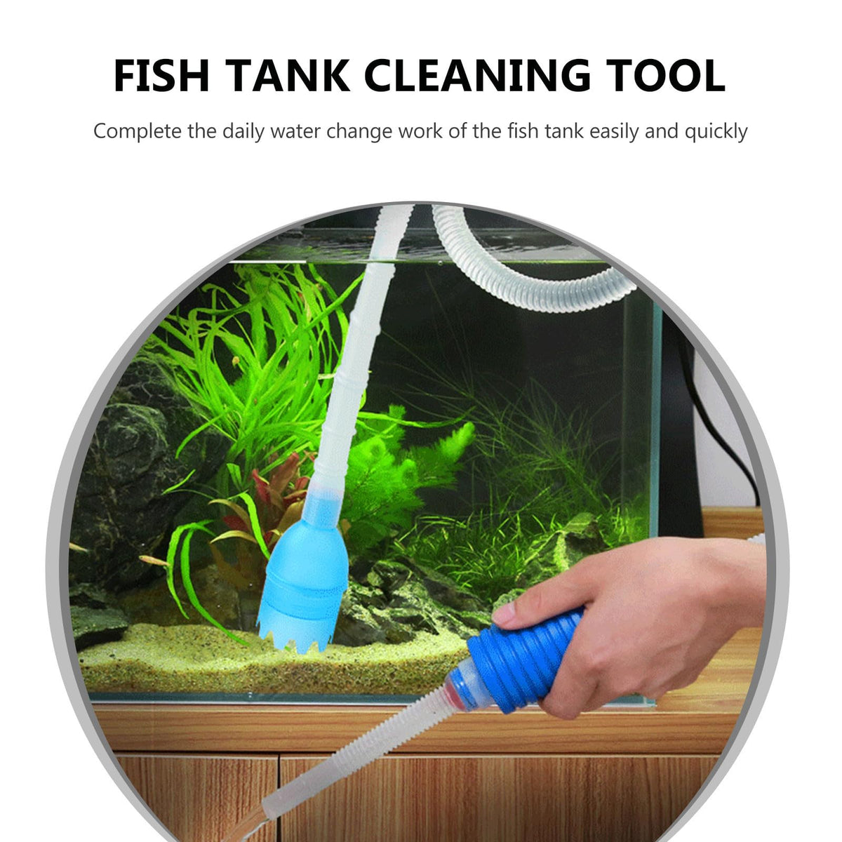 Aquarium Water Changer Kit with Brush Set I3736