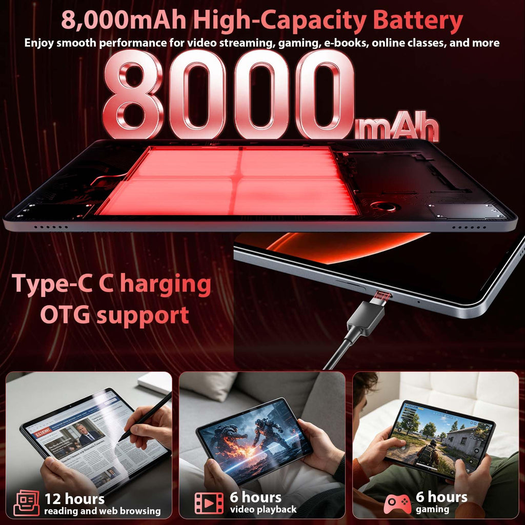10 Inch Android Tablet with Keyboard H887