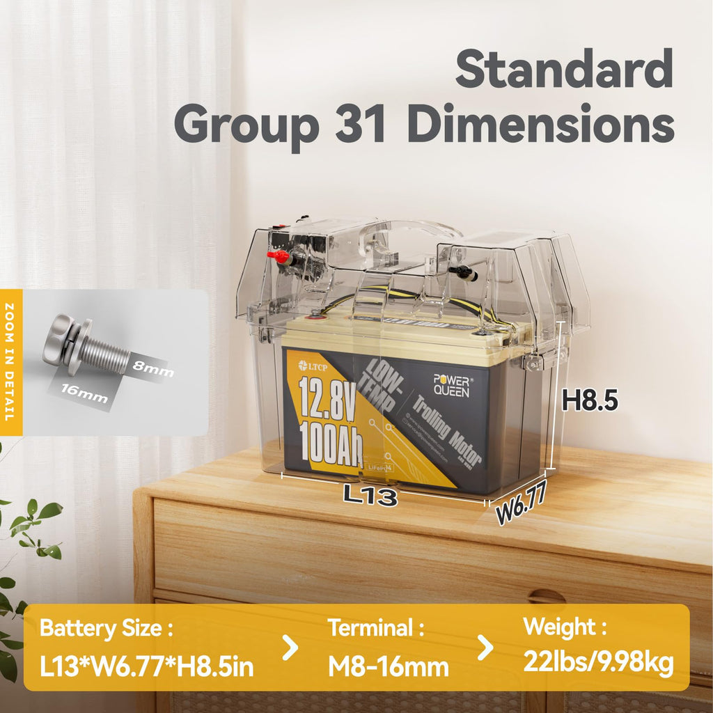 12V 100Ah LiFePO4 Battery G4044