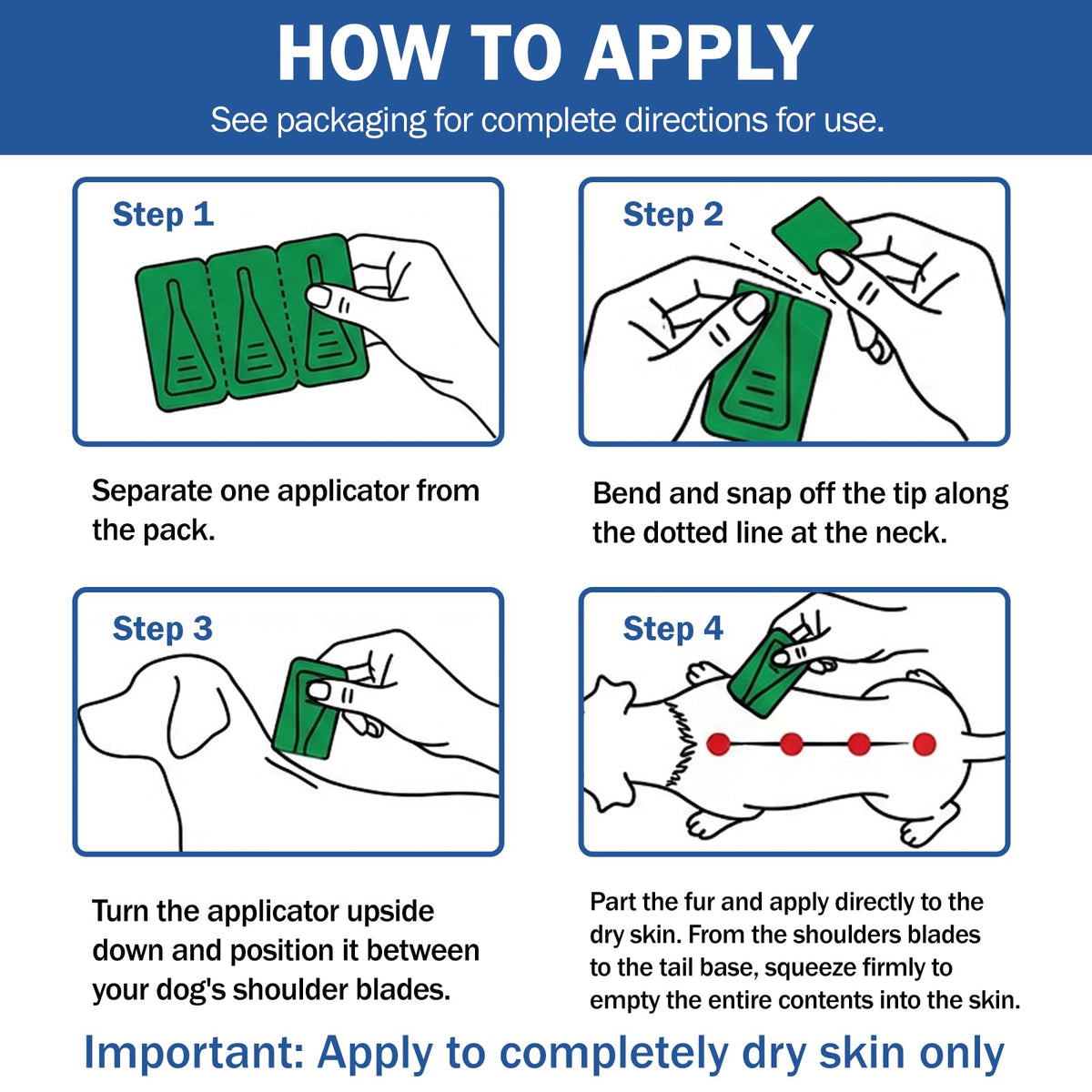 Flea and Tick Prevention for Small and Medium Dogs V53822