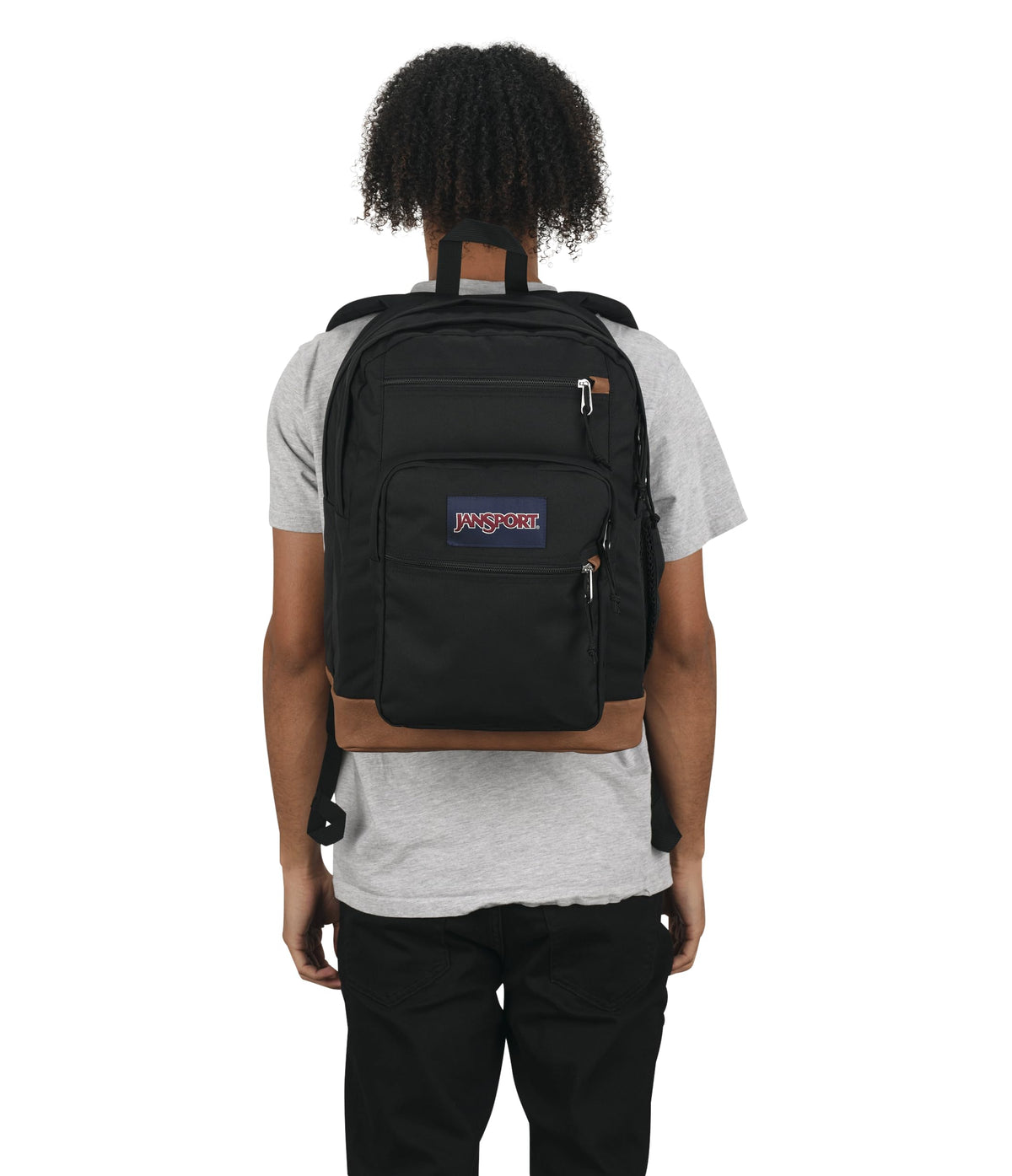 Black 15-inch Laptop Backpack with 2 Compartments V4903