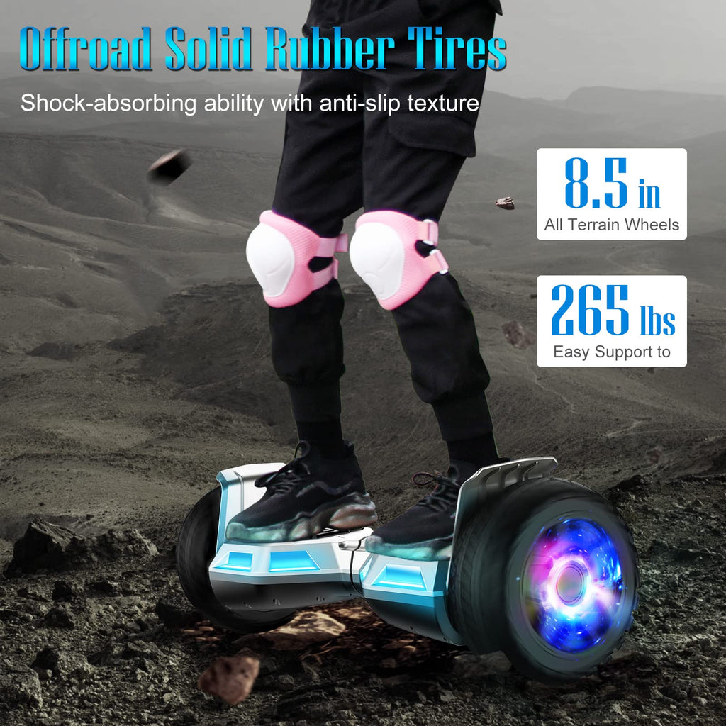 8.5'' Offroad Hoverboard with Lights and Bluetooth P712