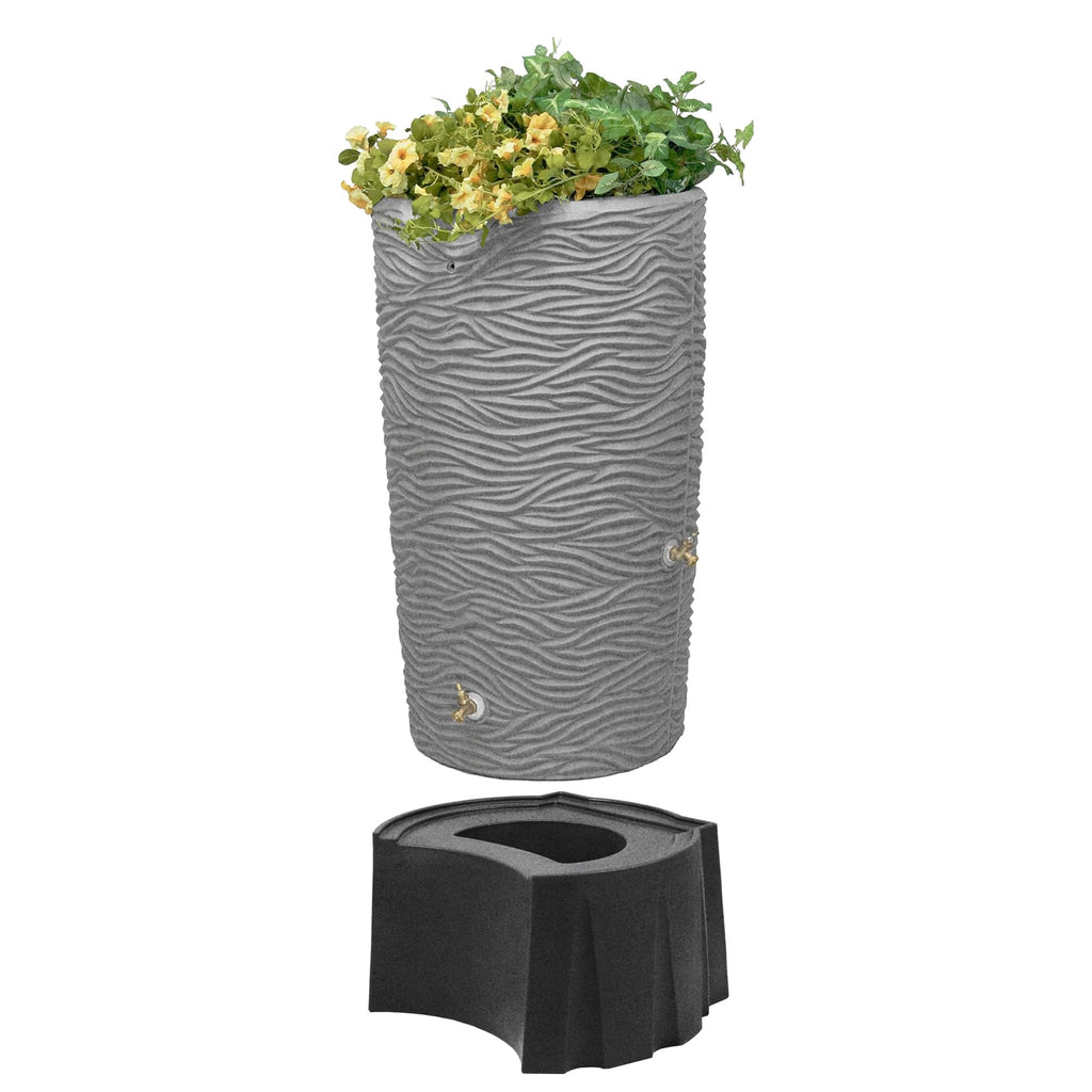 65-Gallon Rain Barrel Planter & Stand K10192