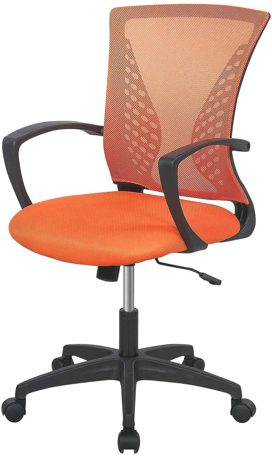 Orange Mesh Office Chair N1164