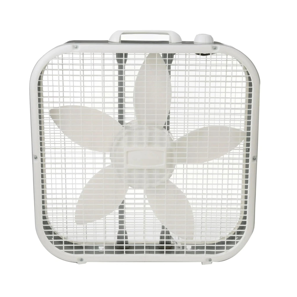 20" White Box Fan, 3 Speeds O543176