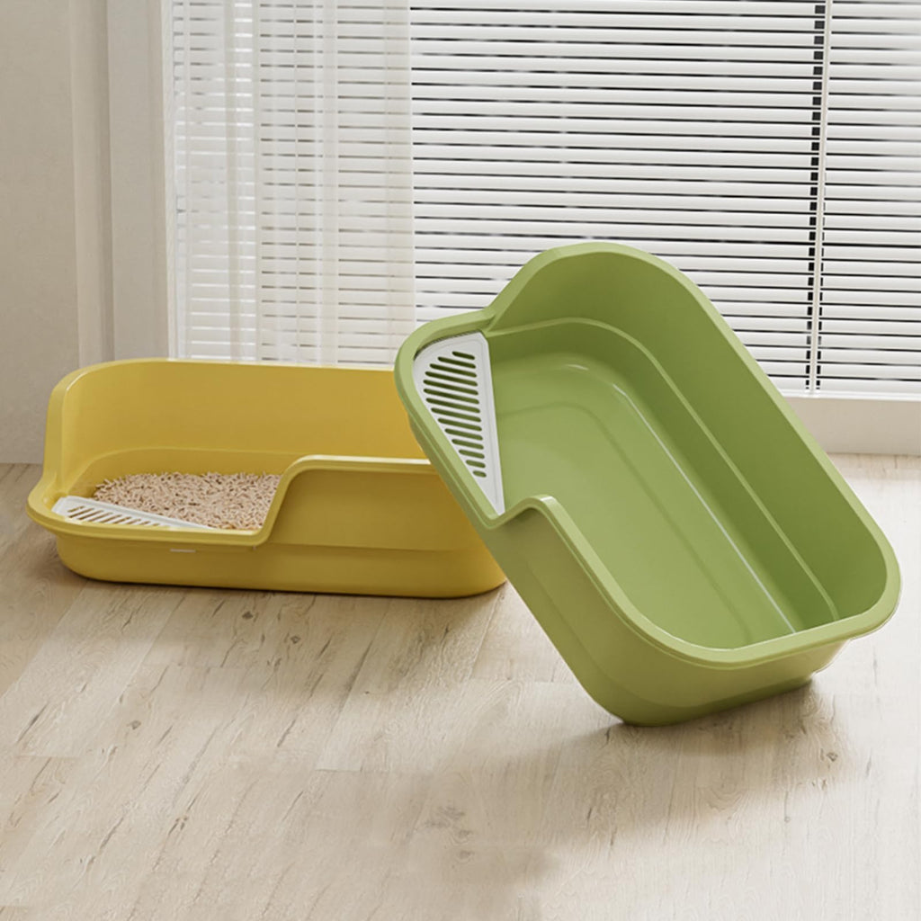 Extra Large High Sides Low Entry Cat Litter Box W47104