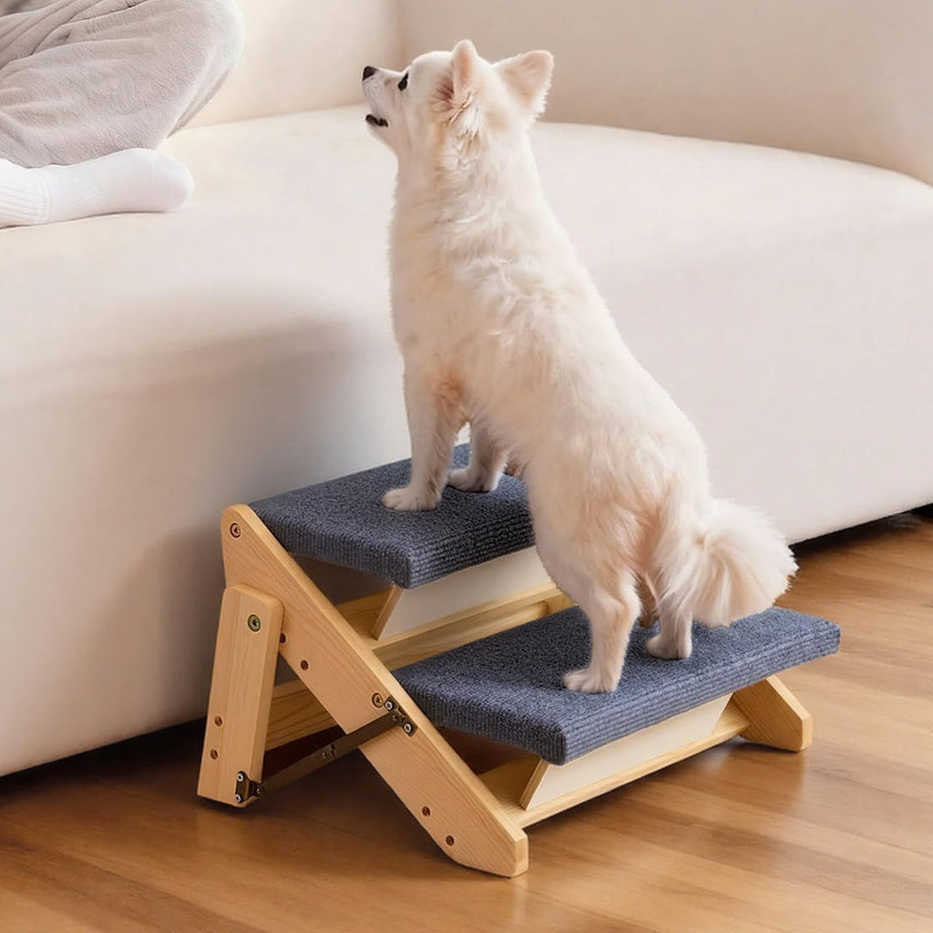 Wood 2-Step Pet Stairs O790