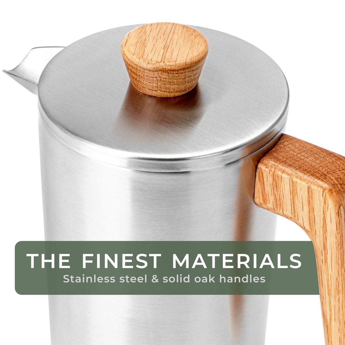 34 oz Stainless Steel Double Wall French Press B312447