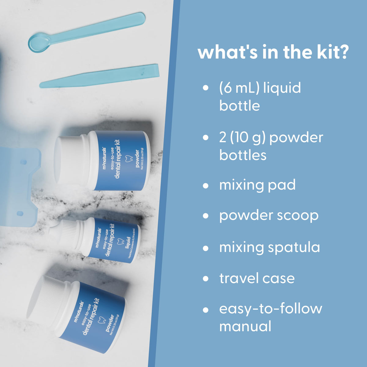 Dental Repair Kit with Travel Case J38493