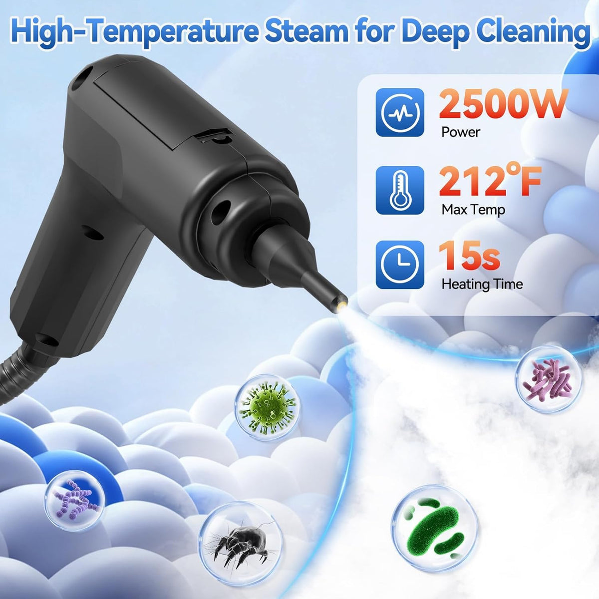 2500W High-Pressure Steam Cleaner G23160