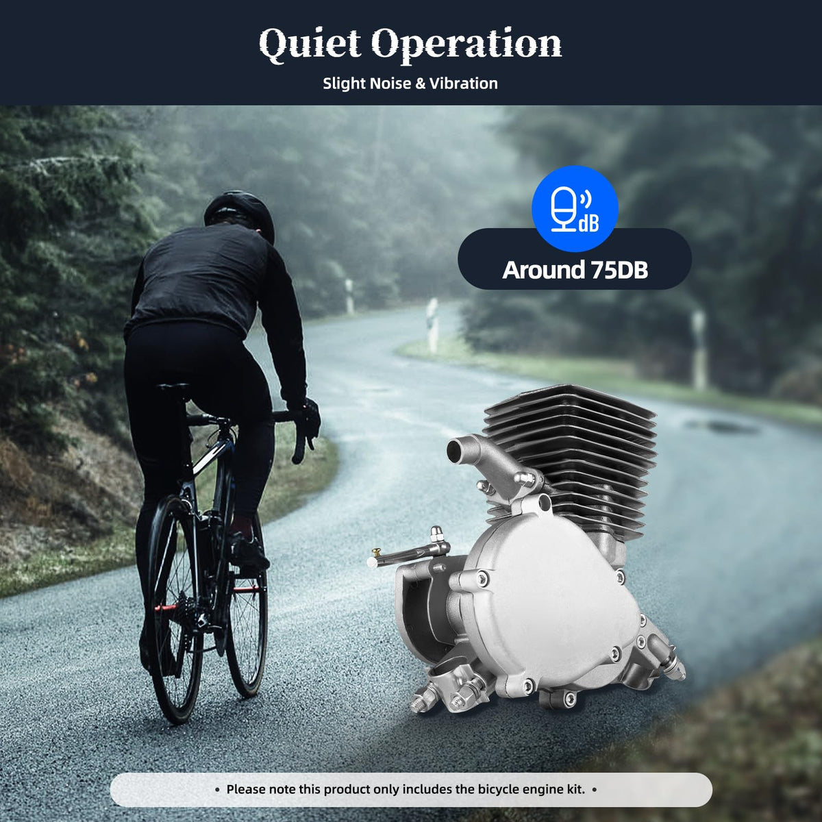2 Stroke Air-Cooling Bicycle Motor Kit A297