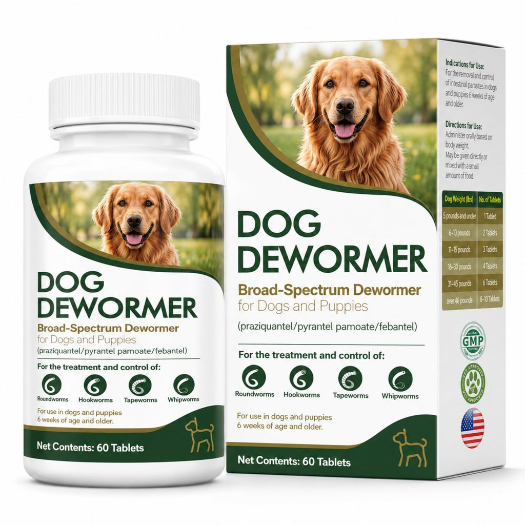 Dewormer for Dogs, 60 Tablets L41315