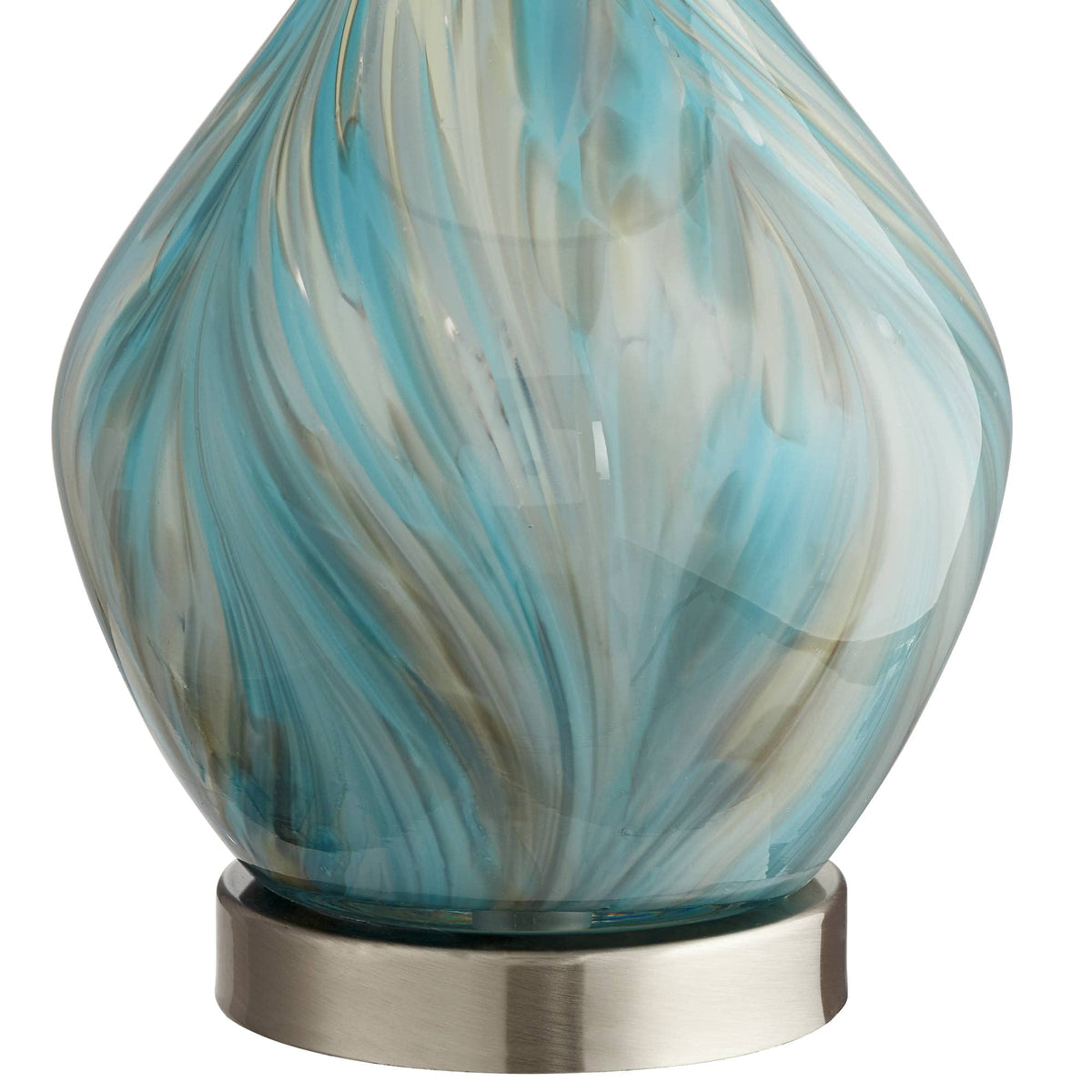 22" Art Glass Table Lamps Set of 2 E4997