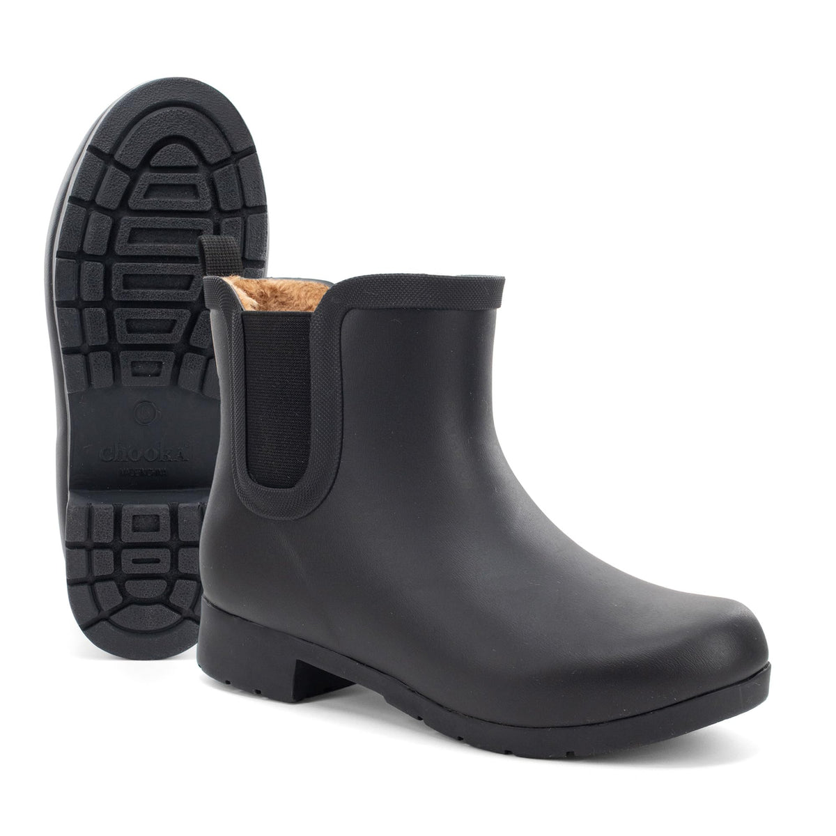 Waterproof Faux Fur Chelsea Rain Boot H335138