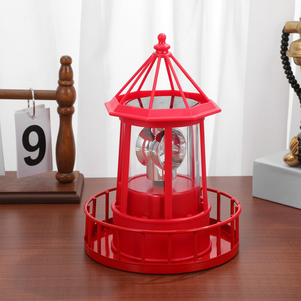Solar Powered Lighthouse Statue Light R152378