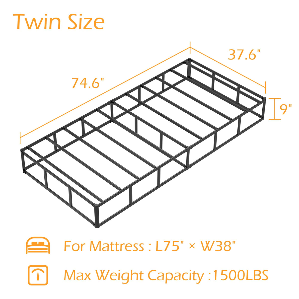 Twin 9 Inch Box Spring J87492