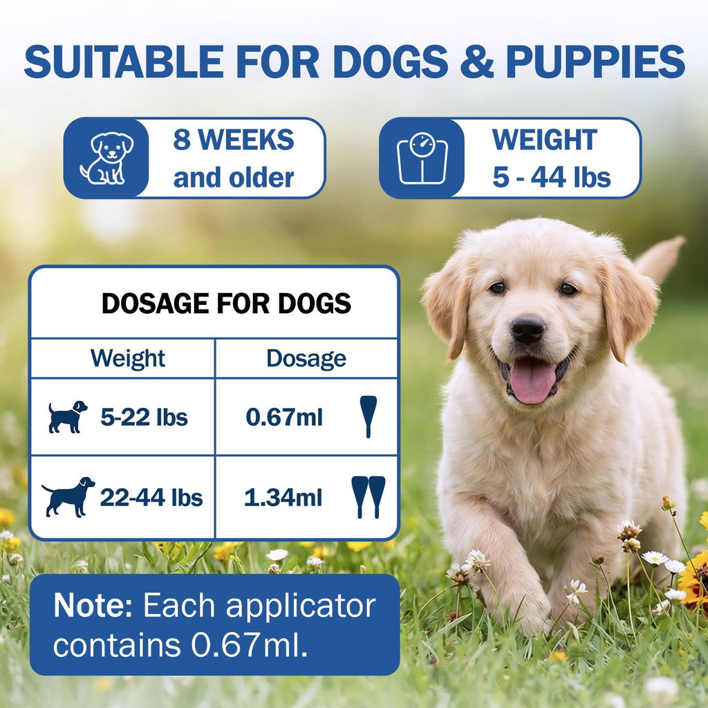 Flea and Tick Prevention for Small and Medium Dogs V53822