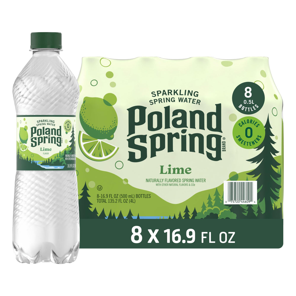 Sparkling Bottled Water 16.9 Fl Oz 8 Pack S9726