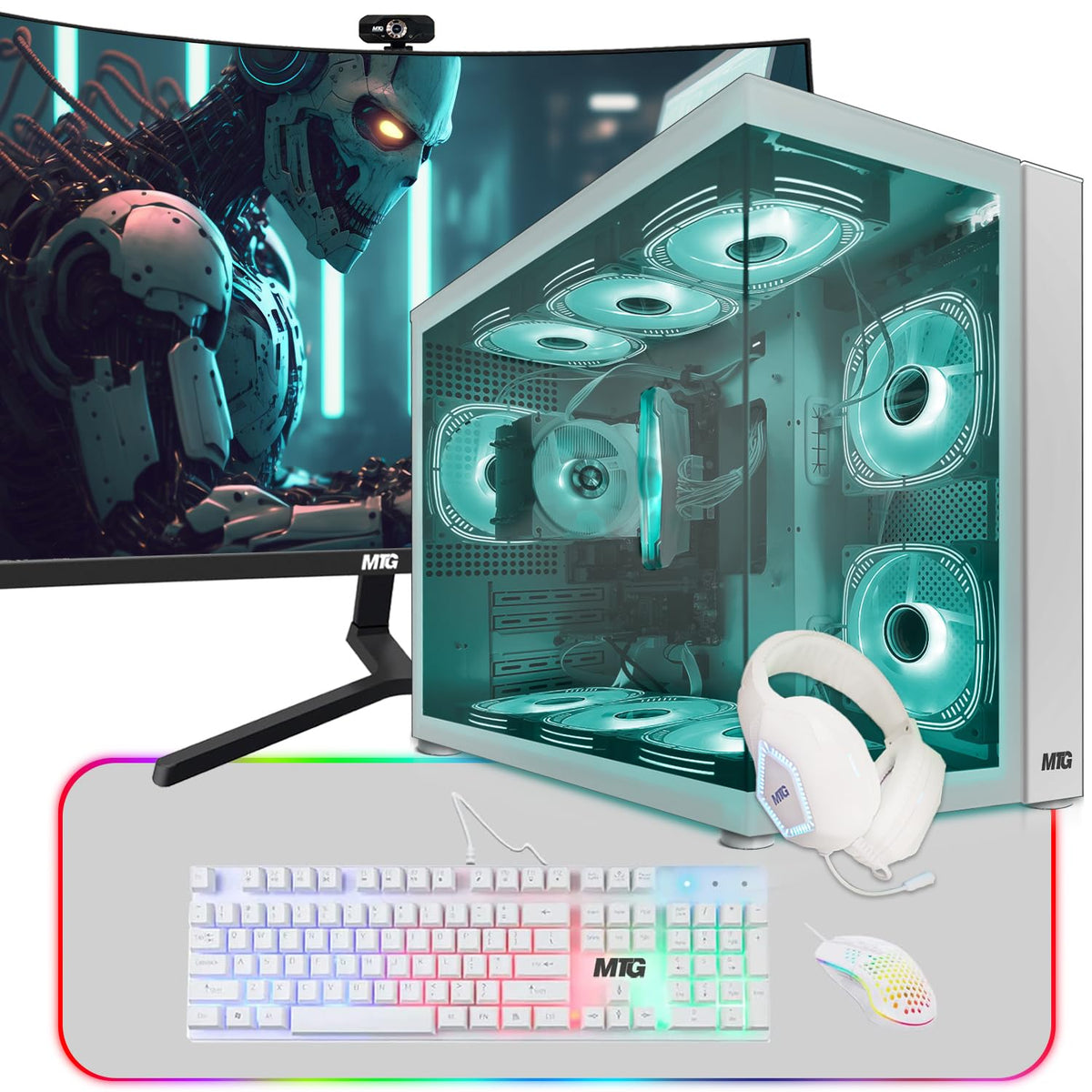 Gaming Tower PC, i5 8th Gen, 16GB RAM, 1TB Nvme S671