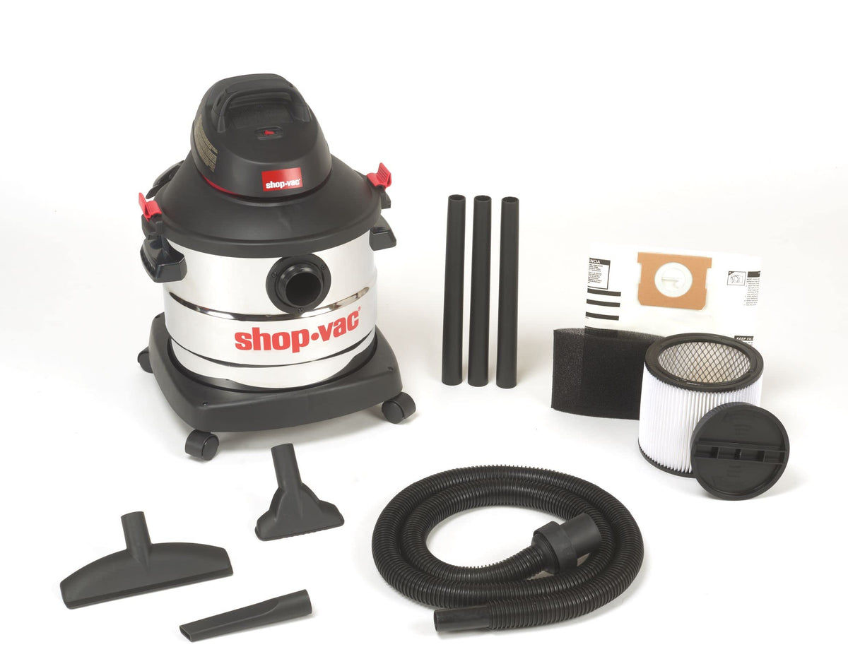 8 Gallon Wet/Dry Vacuum Stainless Steel B536