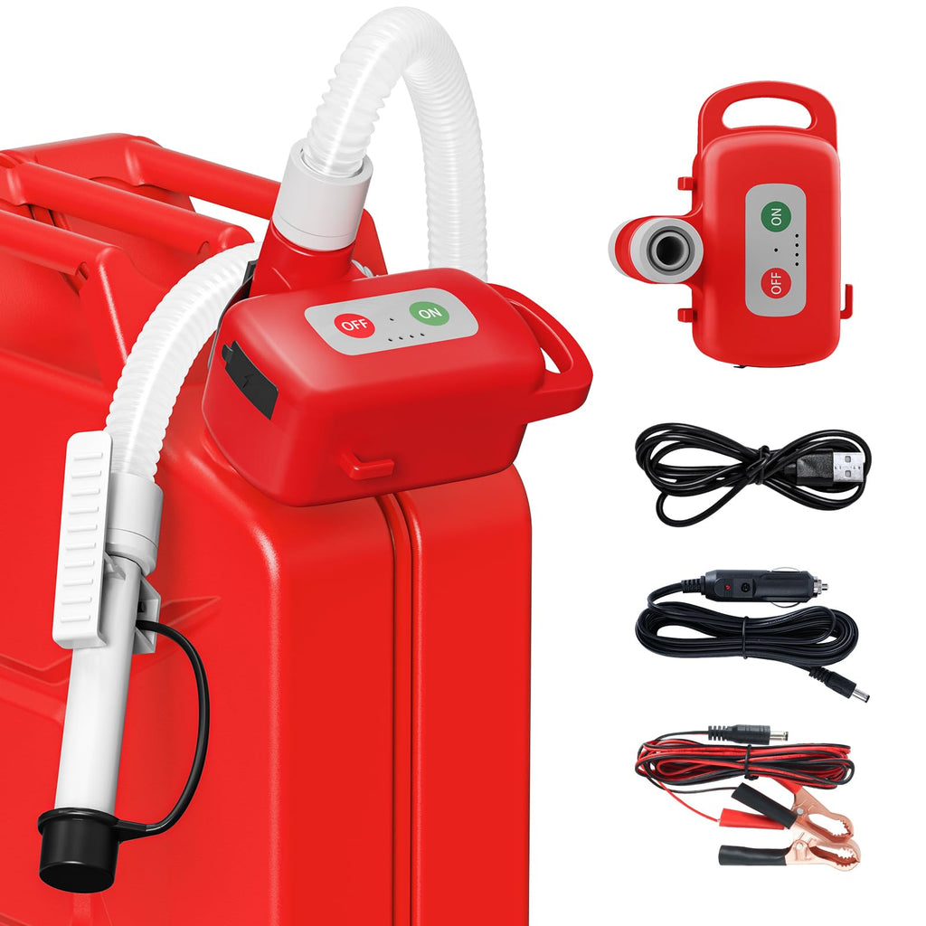 Automatic Fuel Transfer Pump 3.2 GPM Rechargeable X85452
