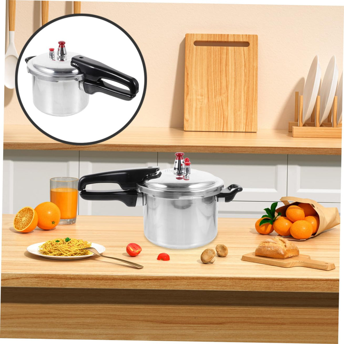 Aluminum Pressure Cooker with Handle G553225